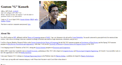 Desktop Screenshot of gautamkamath.com